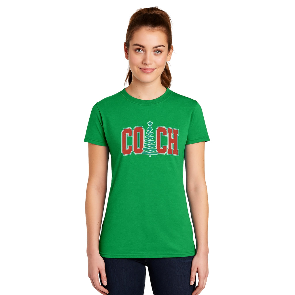Holiday Shirt - Festive “Coach” Christmas Apparel – Holiday Gift for Sports Coaches