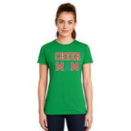 Holiday Shirt - Festive “Cheer Mom” Christmas Apparel – Perfect Holiday Spirit Wear for Cheer Moms