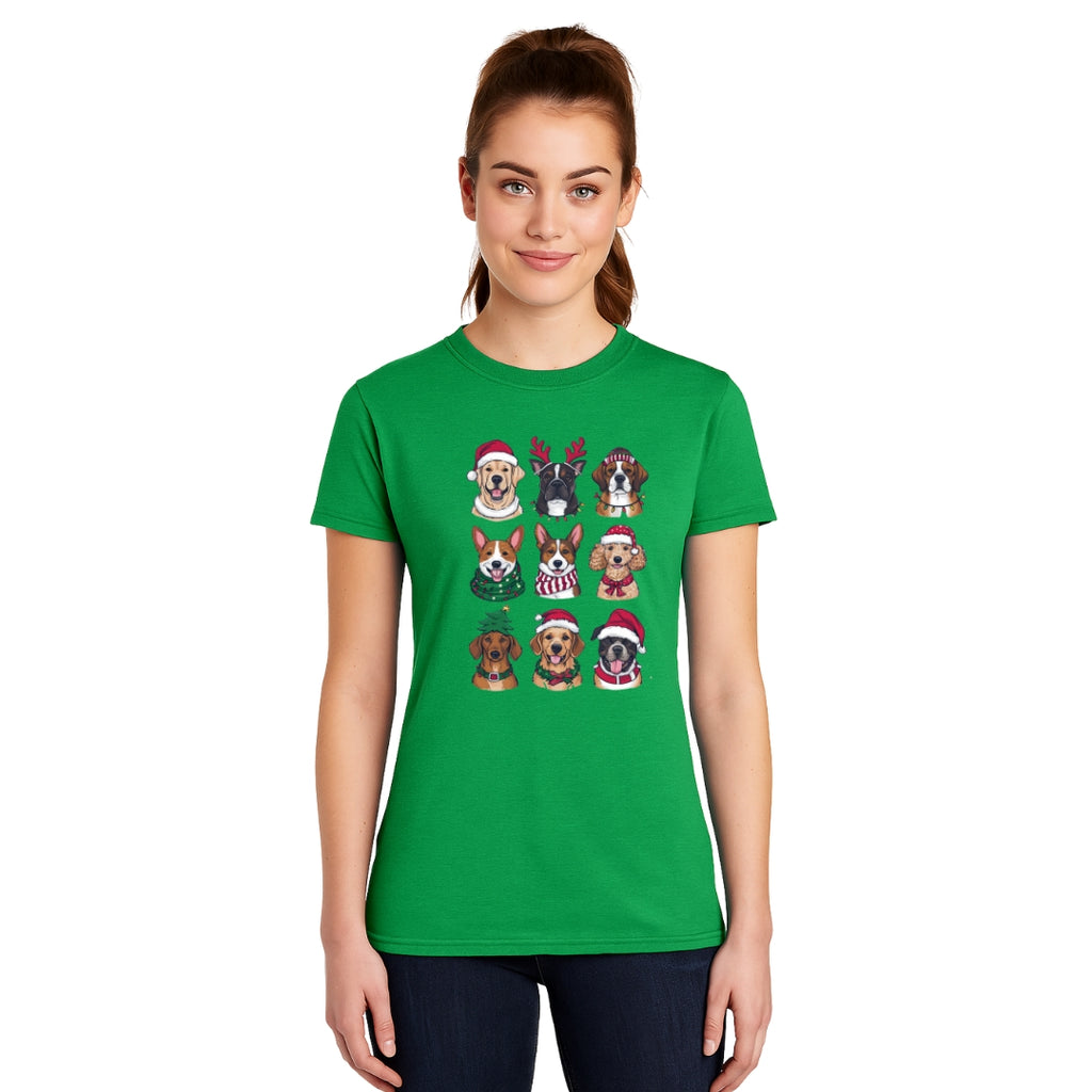 Merry & Furry Tees: Festive Christmas Dog Apparel – Cute Holiday Dog Lover Design