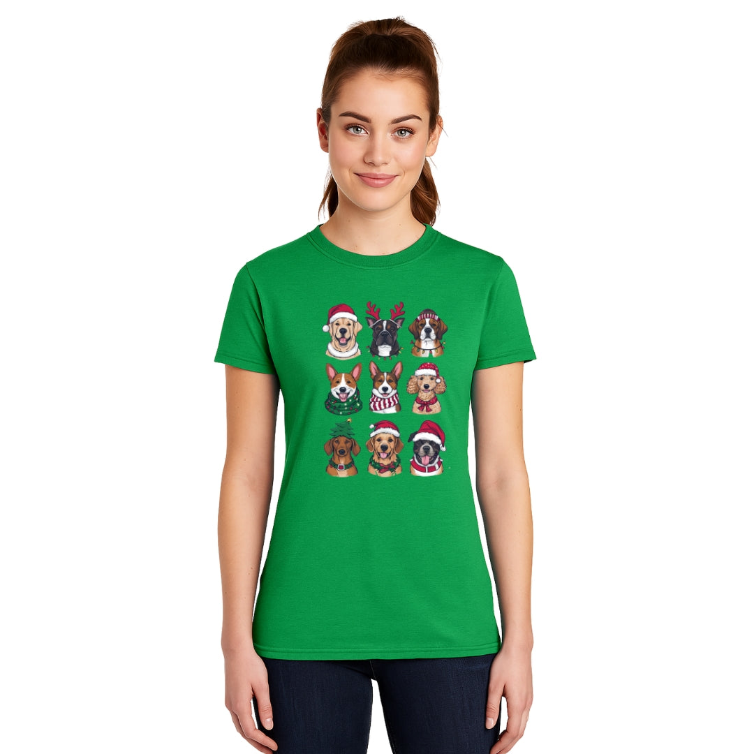 Merry & Furry Tees: Festive Christmas Dog Apparel – Cute Holiday Dog Lover Design
