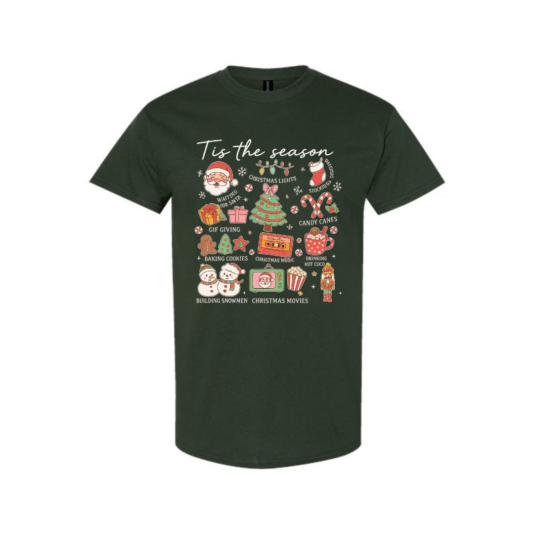 Holiday Shirt - ‘Tis the Season’ Christmas Icons