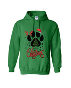 Merry Christmas Paw Print Holiday Apparel – Festive Pet Lover Christmas Design