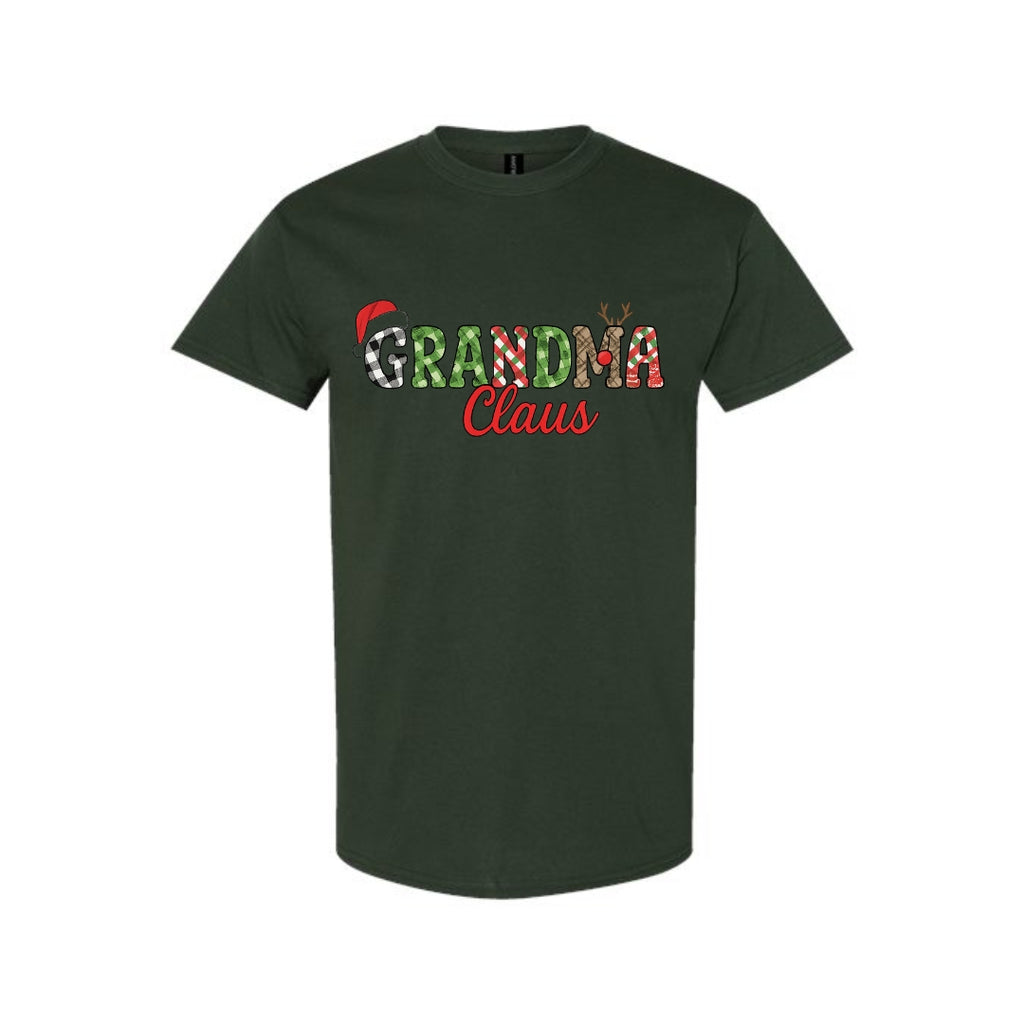 Holiday Shirt - Grandma Claus Christmas Apparel – Fun Holiday Outfit for Festive Grandmas
