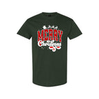 Holiday Shirt - Merry Christmas Buffalo Plaid Graphic