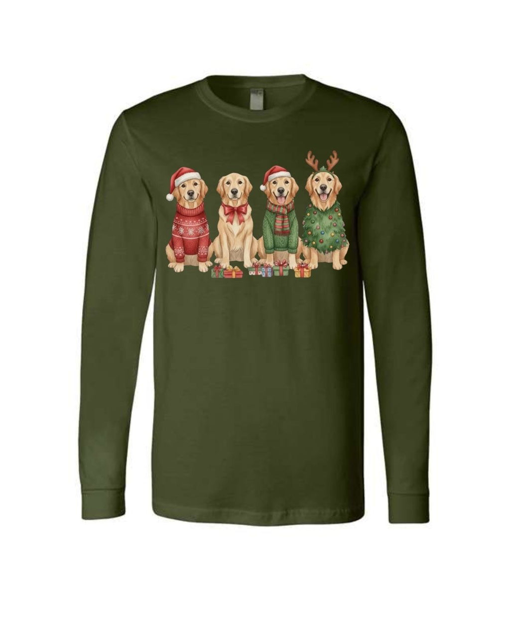 Golden Retriever Christmas Dogs Design – Festive Holiday Dog Lover Gift