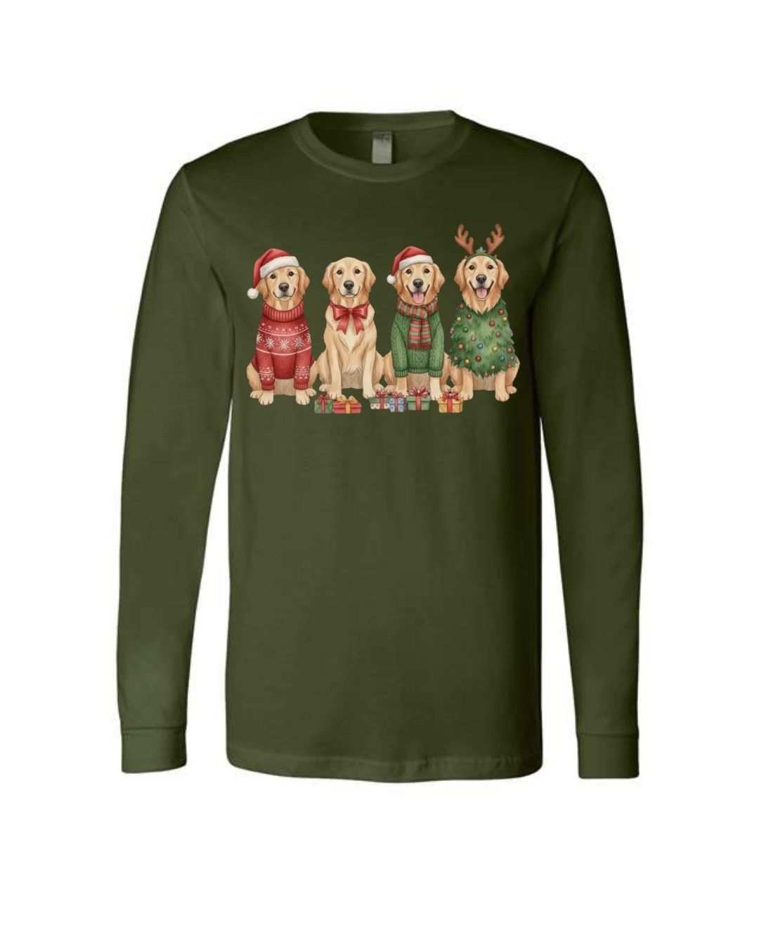 Golden Retriever Christmas Dogs Design – Festive Holiday Dog Lover Gift