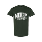 Minimalist Holiday Shirt - “Merry Christmas” Bold Letter Design