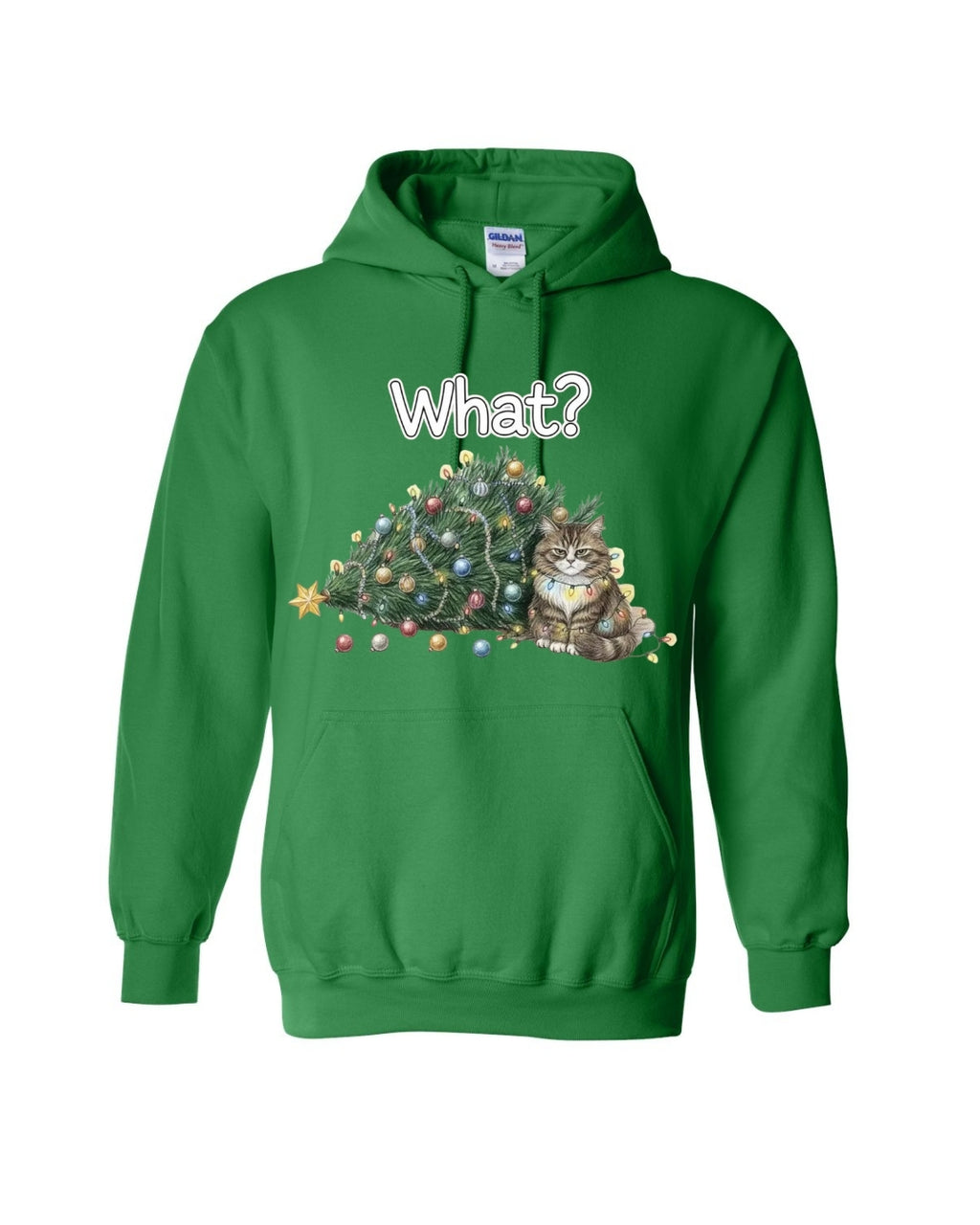 “What?” Holiday Cat Lover Gift