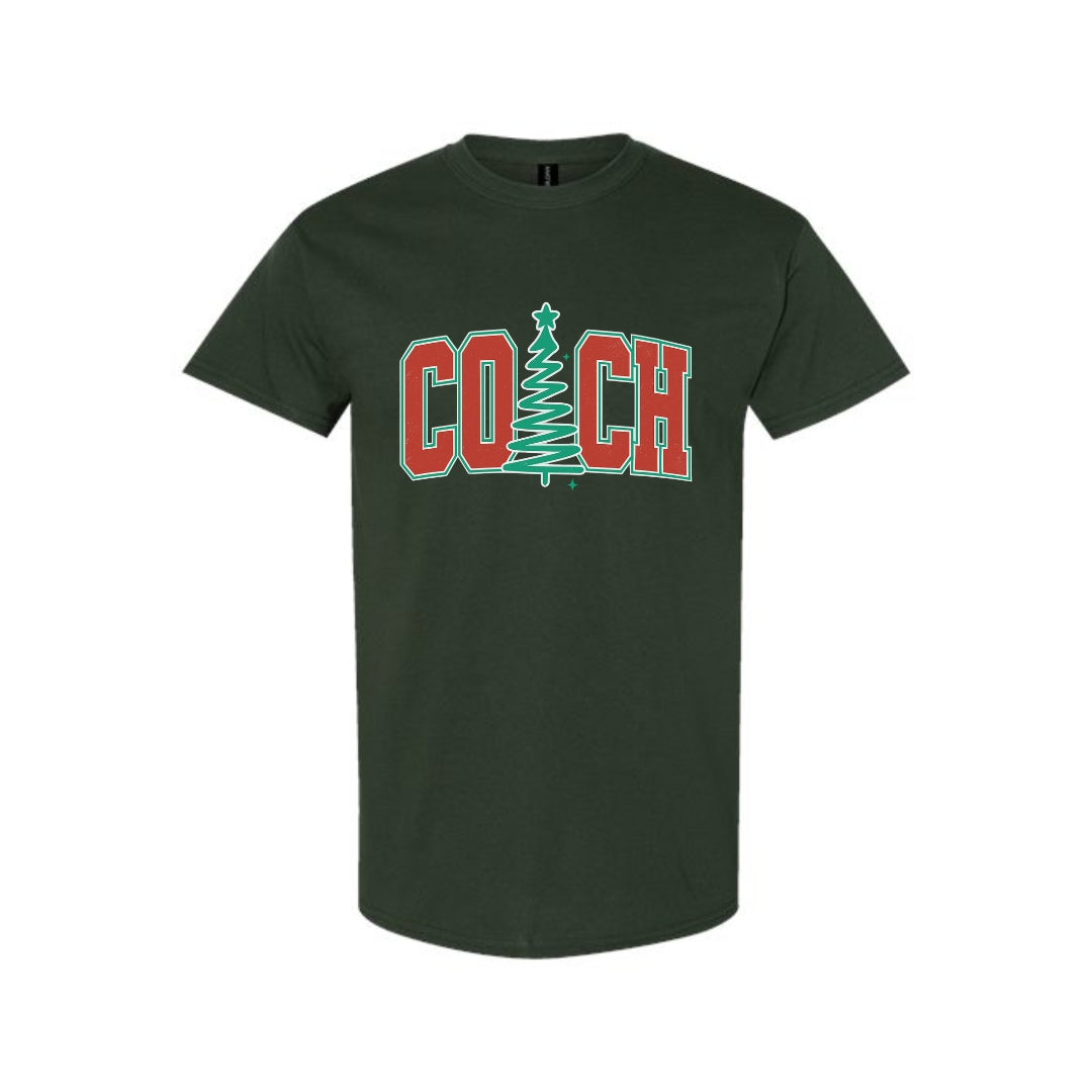 Holiday Shirt - Festive “Coach” Christmas Apparel – Holiday Gift for Sports Coaches