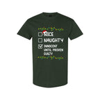 FUNNY HOLIDAY SHIRT: Innocent Until Proven Guilty