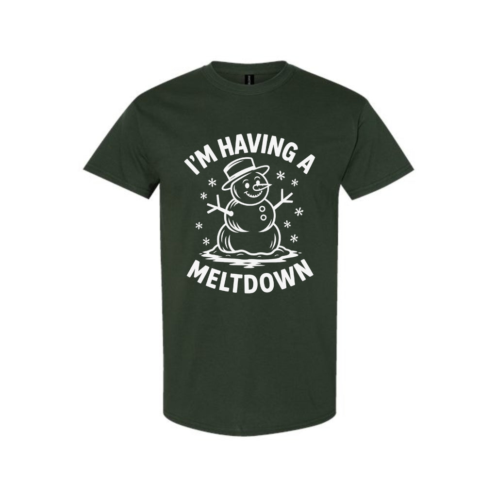 FUNNY HOLIDAY SHIRT: I’m Having a Meltdown – Funny Snowman Christmas Design