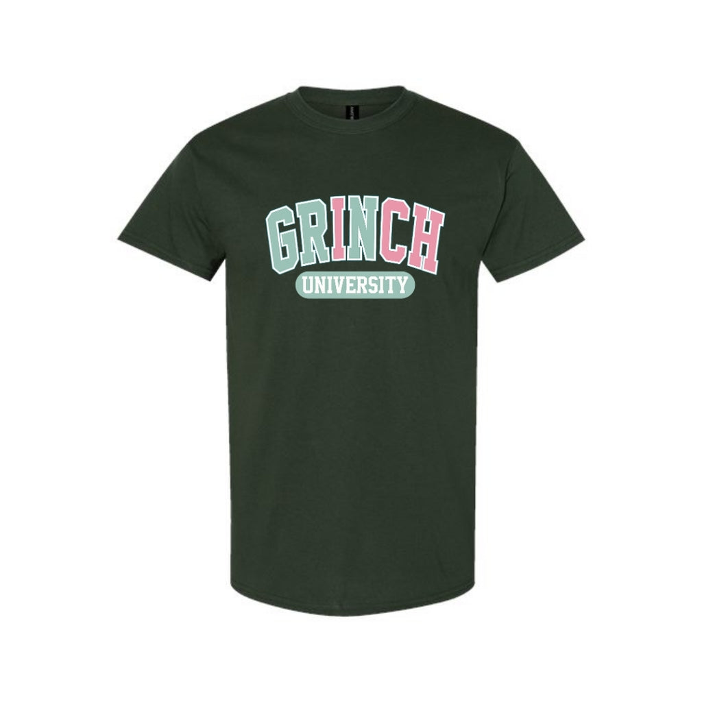 Holiday Shirt -Grinch University Graphic