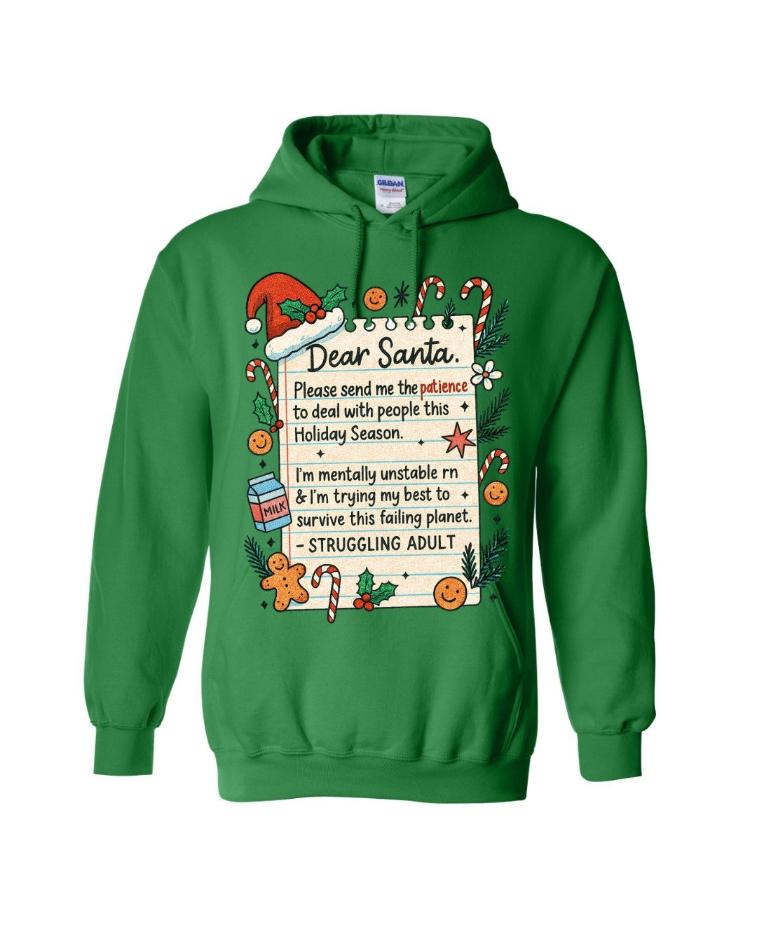 “Dear Santa: Struggling Adult Holiday Survival Design”