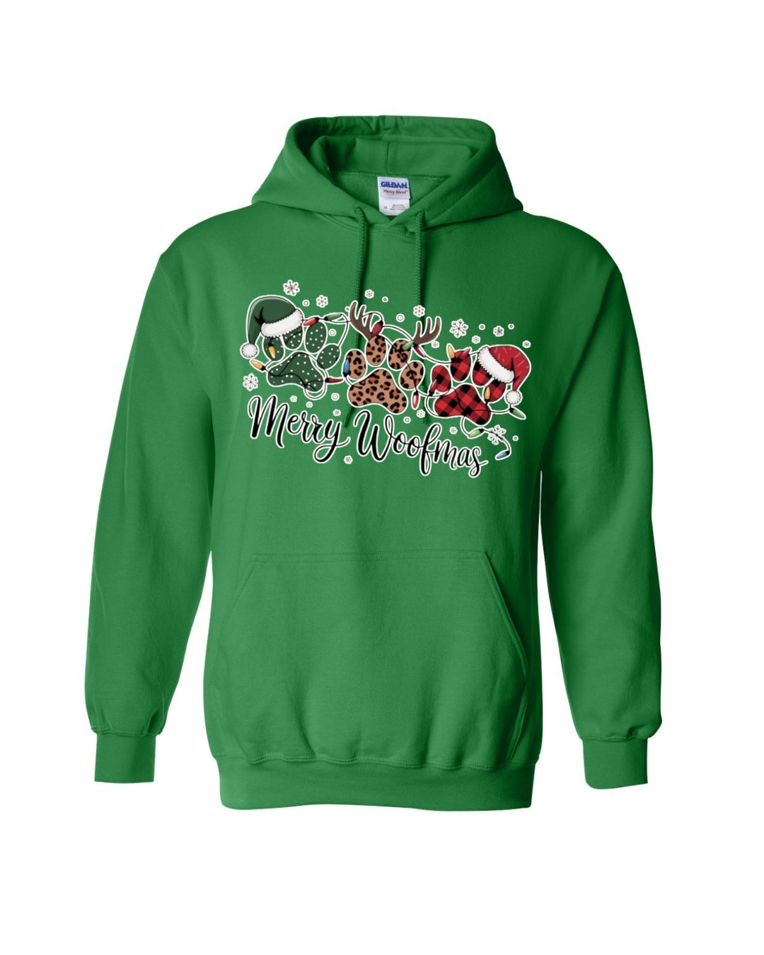 Merry Woofmas Paw Print Apparel – Festive Dog Lover Christmas Gift