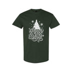 Minimalist Holiday Shirt - Merry and Bright” Christmas Tree Design