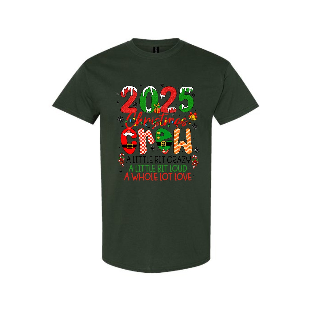 Holiday Shirt - “2025 Christmas Crew” Holiday Design