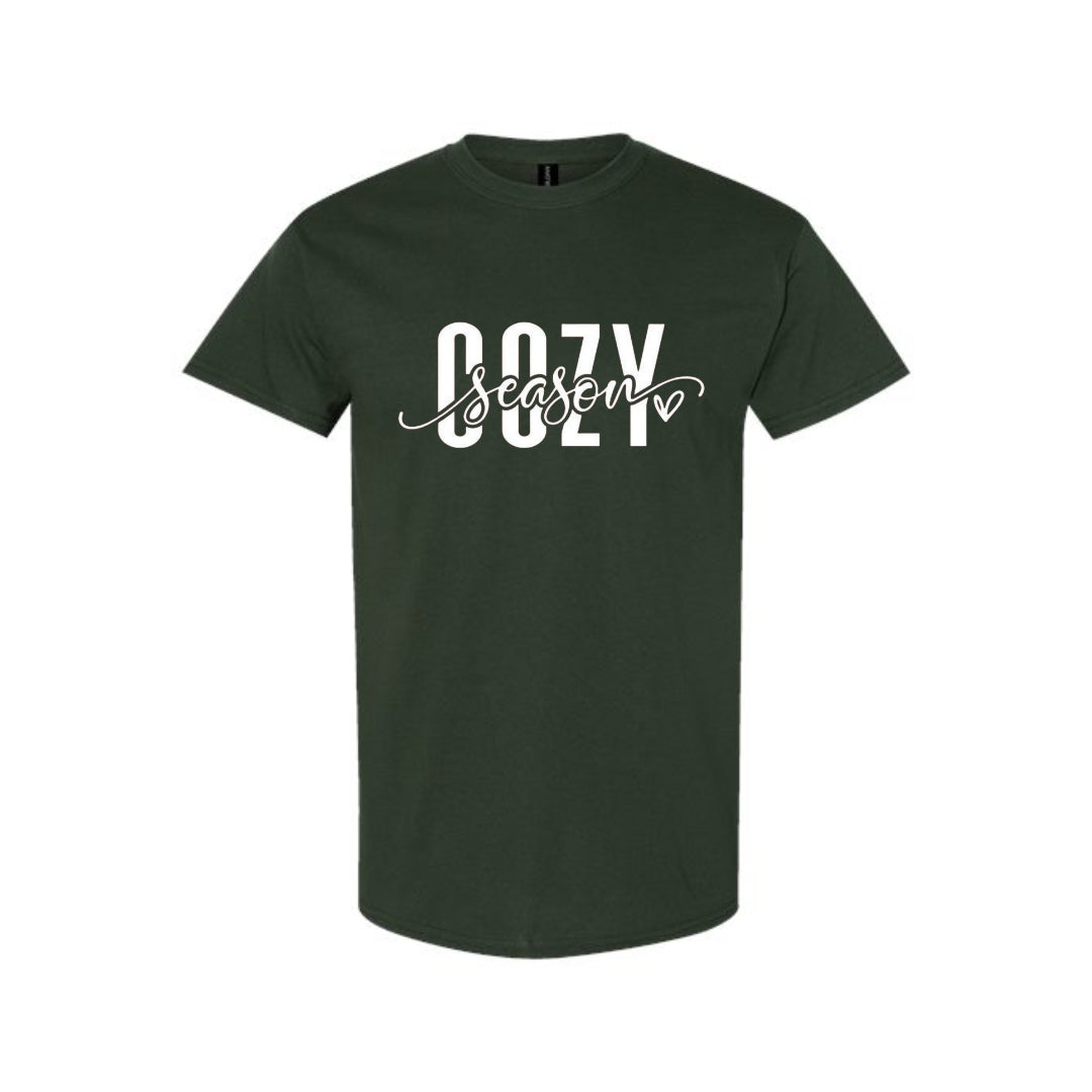 Minimalist Holiday Shirt - Cozy Season Script Design