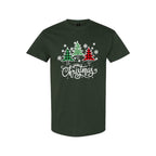 Holiday Shirt -Merry Christmas 3 Graphic Trees