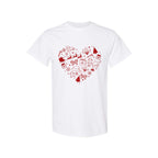 Minimalist Holiday Shirt - Festive Heart Christmas Icons