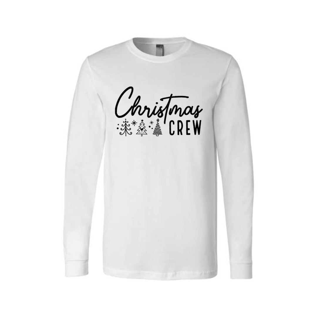 Minimalist Holiday Long Sleeves-Christmas Crew