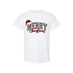 Holiday Shirt - “Merry Christmas” Leopard Santa Design