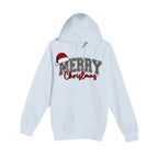 HOLIDAY HOODIE-“Merry Christmas” Leopard Santa Design