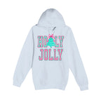 HOLIDAY HOODIE-Holly Jolly Gingham Christmas