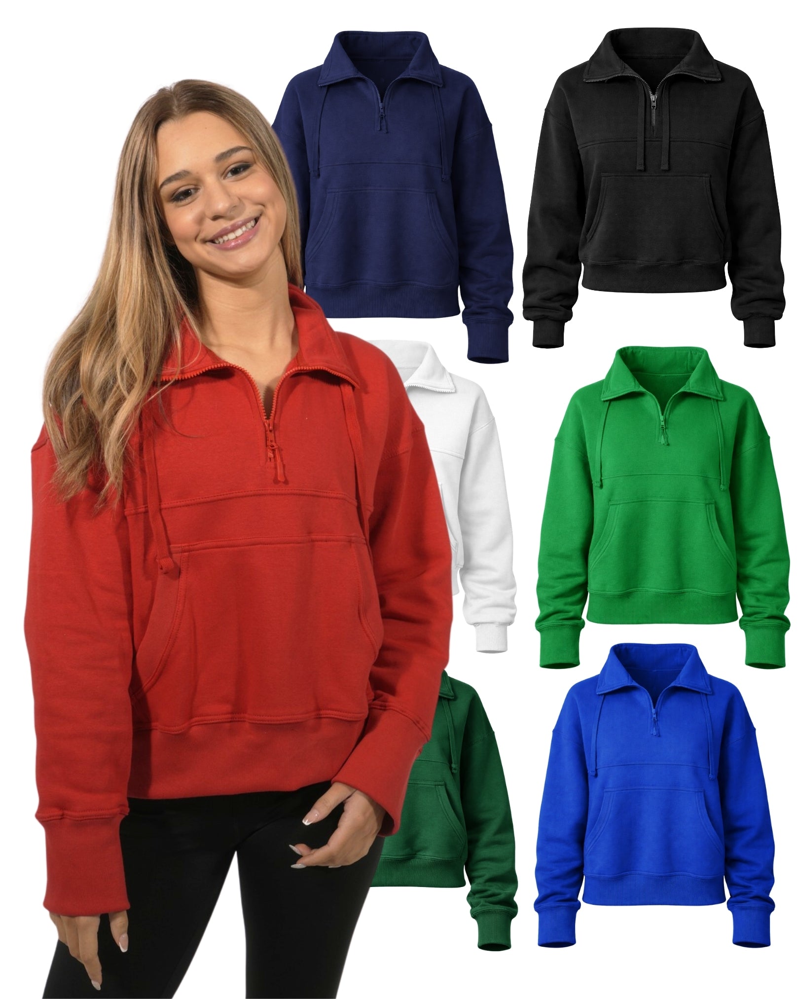 Half Time- Quarter Zip Jacket