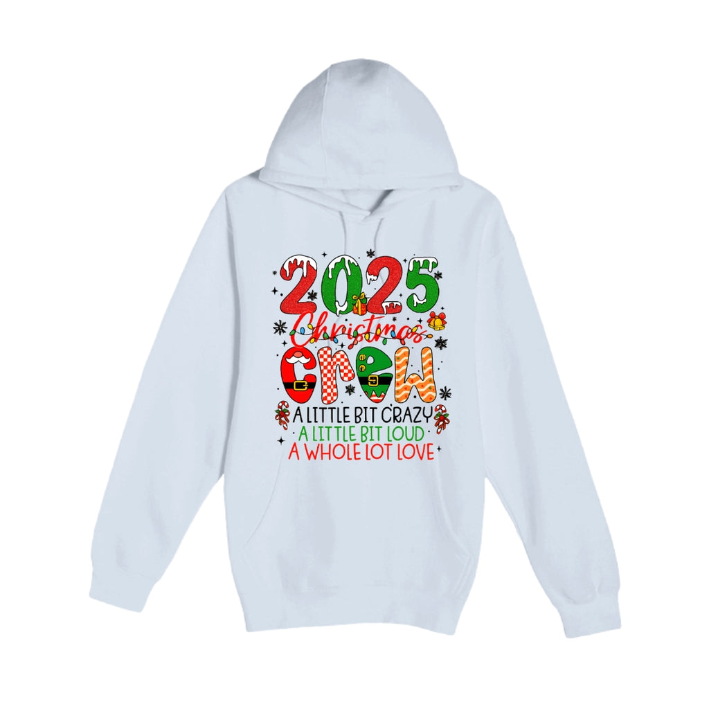 HOLIDAY HOODIE-“2025 Christmas Crew” Holiday Design