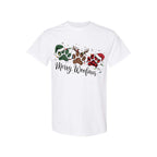 Merry & Furry Tees: Merry Woofmas Paw Print Apparel – Festive Dog Lover Christmas Gift