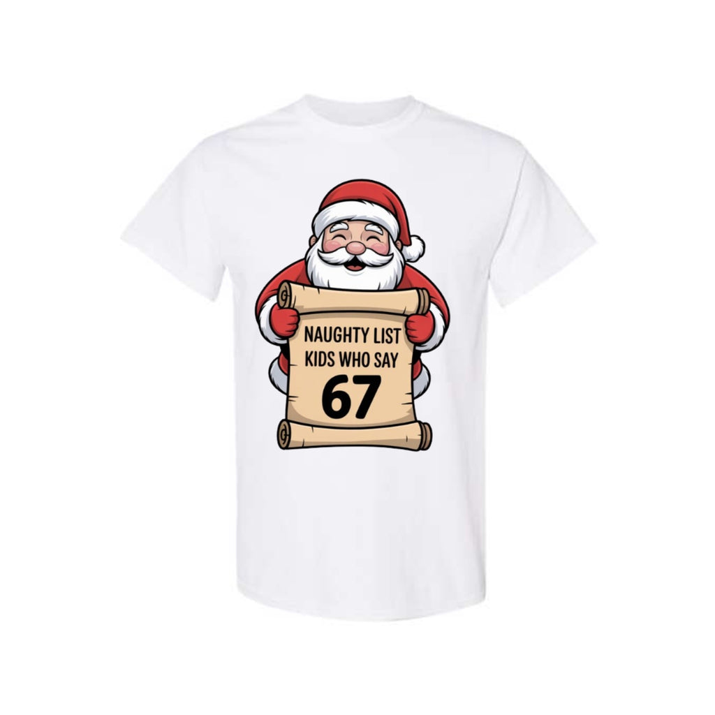 FUNNY HOLIDAY SHIRT: “Santa’s Naughty List Number”