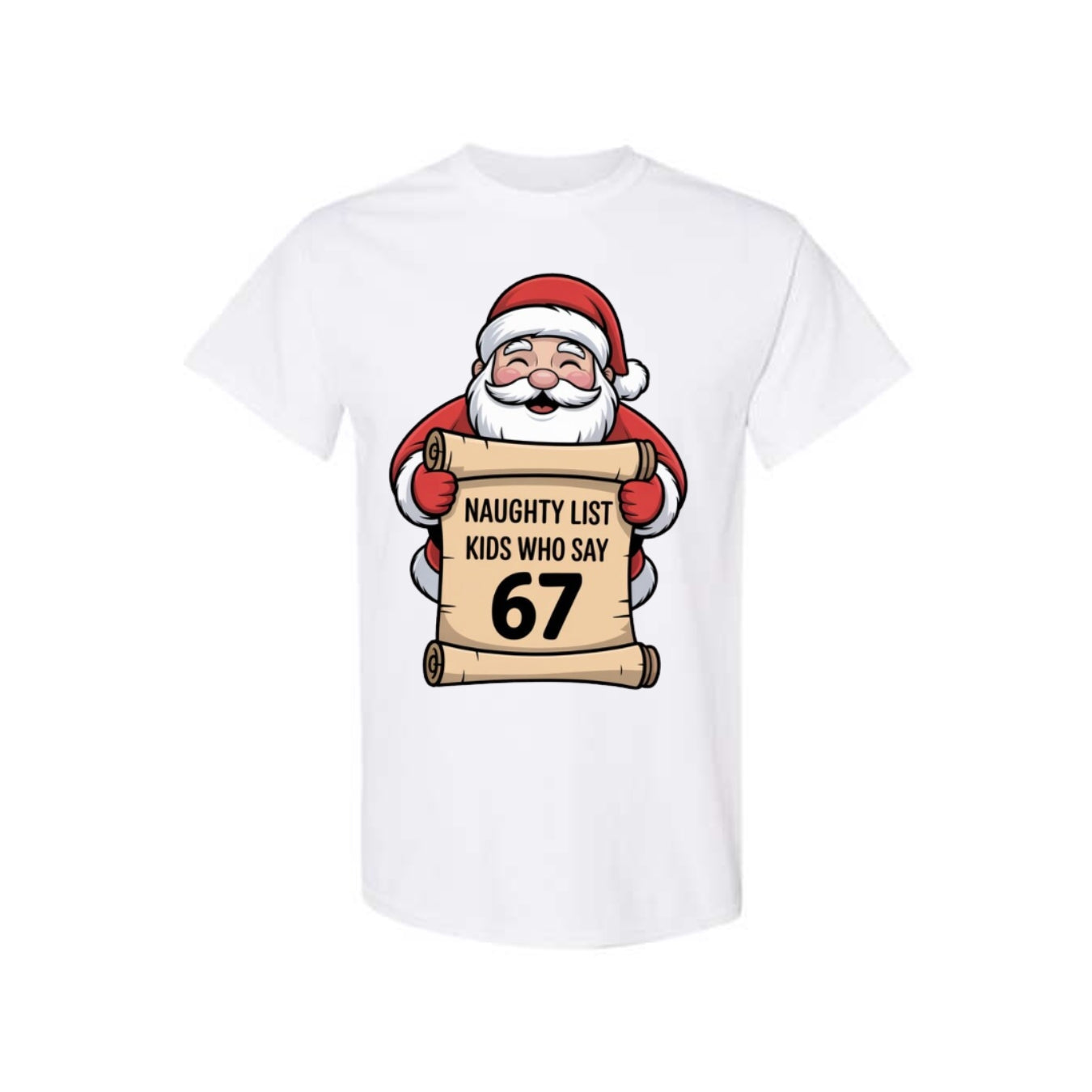 FUNNY HOLIDAY SHIRT: “Santa’s Naughty List Number”