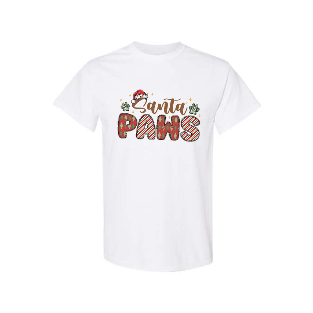 Merry & Furry Tees: Santa Paws Christmas Apparel – Cute Holiday Pet Lover Design