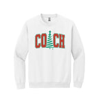 Holiday Crewneck Sweatshirt-Festive “Coach” Christmas Apparel – Holiday Gift for Sports Coaches