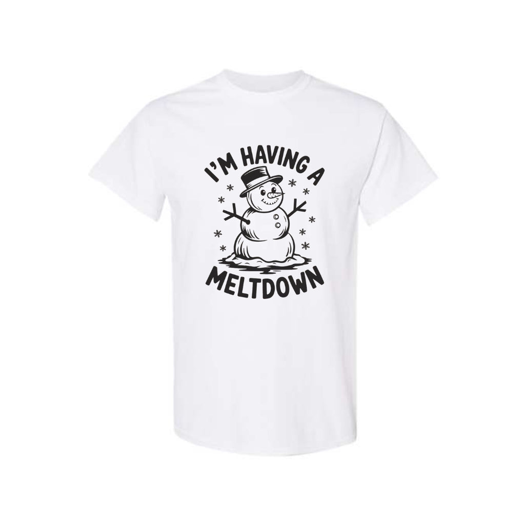 FUNNY HOLIDAY SHIRT: I’m Having a Meltdown – Funny Snowman Christmas Design