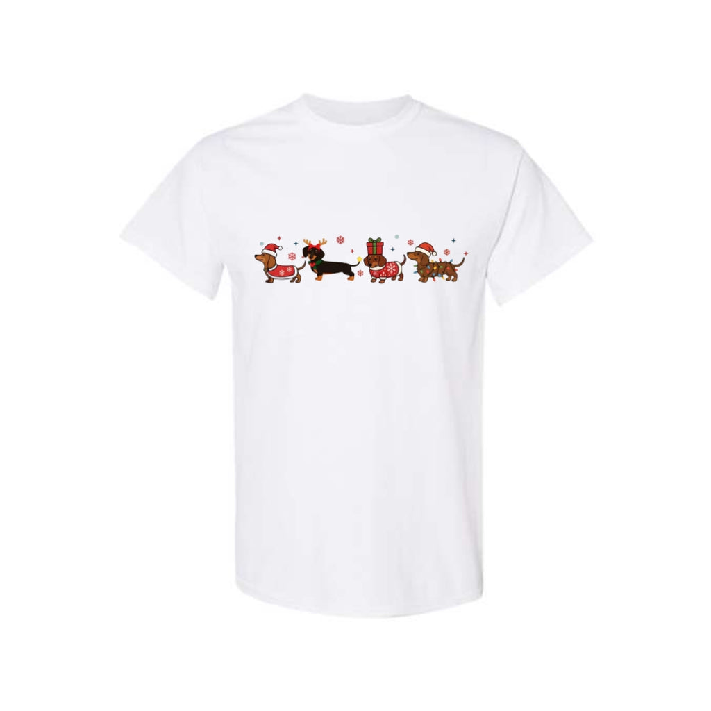 Merry & Furry Tees: Holiday Dachshund Christmas Apparel – Cute Wiener Dog Lover Gift