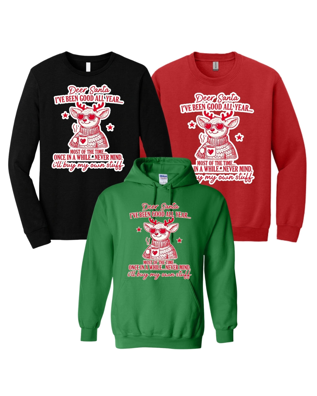 Good-ish Reindeer Christmas Sass Design