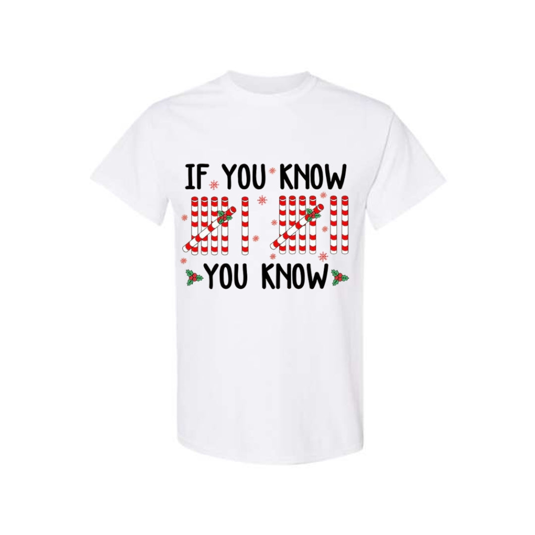 FUNNY HOLIDAY SHIRT: If You Know You Know Sweatshirt, Six Seven Meme Christmas