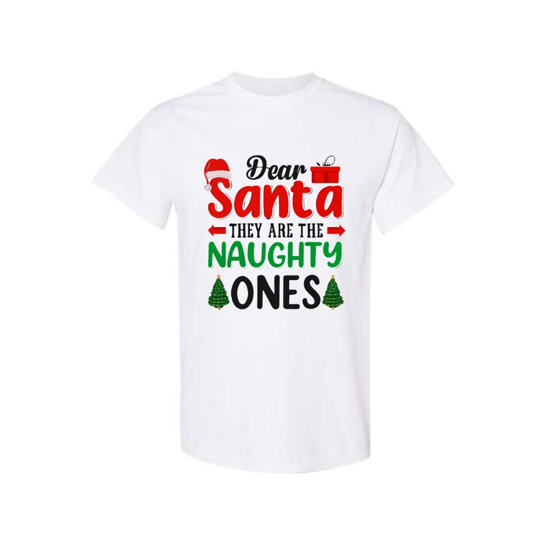 FUNNY HOLIDAY SHIRT:Dear Santa, They Are the Naughty Ones