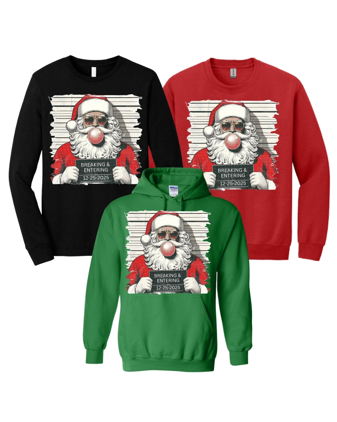 “Santa’s Christmas Mugshot Design”