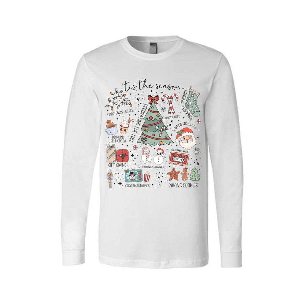 Holiday Long Sleeves- ‘Tis the Season’ Christmas Icons