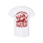 FUNNY HOLIDAY SHIRT: “Sleigh My Name Santa Concert Christmas Design”