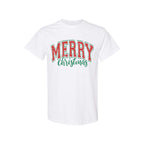Minimalist Holiday Shirt - “Merry Christmas” Bold Letter Design
