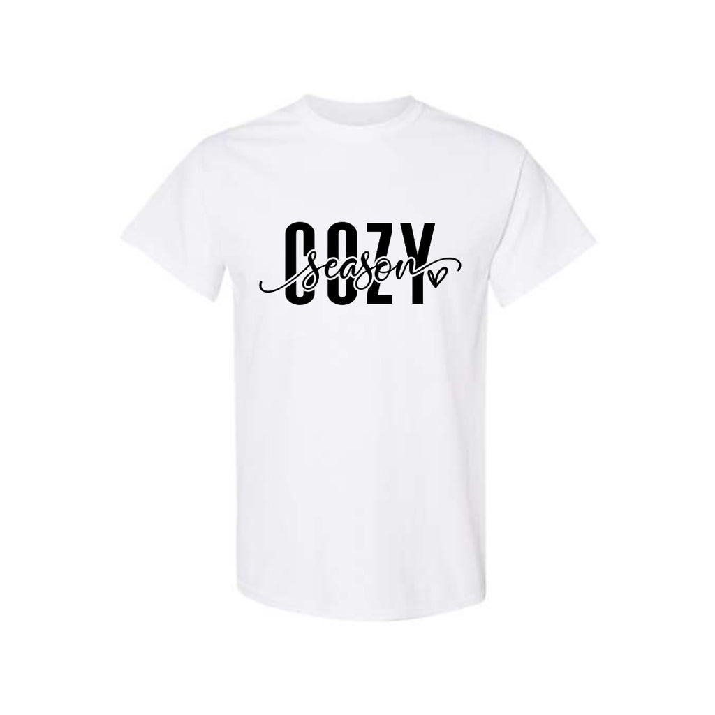 Minimalist Holiday Shirt - Cozy Season Script Design