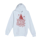HOLIDAY HOODIE-“Merry and Bright” Christmas Tree Design
