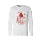 Holiday Long Sleeves- - Merry and Bright” Christmas Tree Design