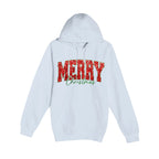 HOLIDAY HOODIE-“Merry Christmas” Glitter Varsity Design