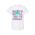 Holiday Shirt -Holly Jolly Gingham Christmas