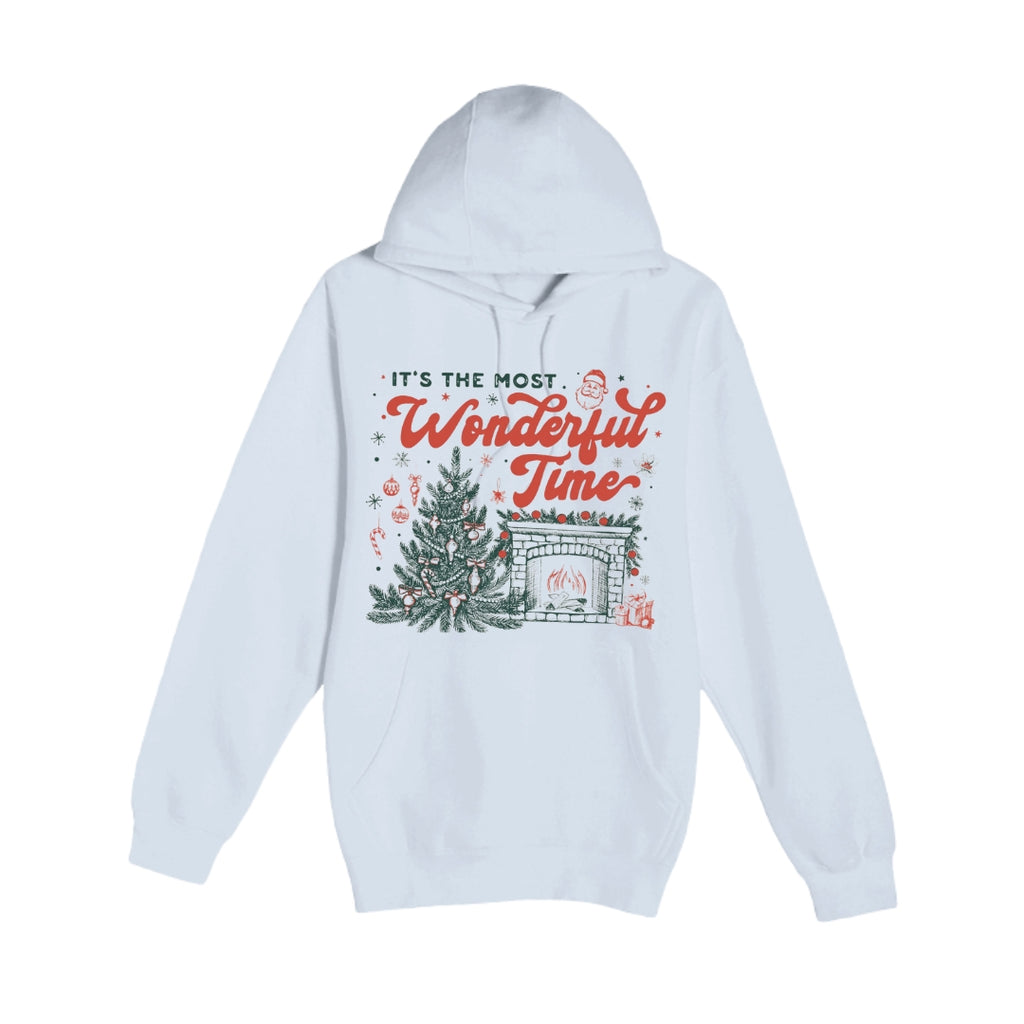 HOLIDAY HOODIE-It’s the Most Wonderful Time Christmas Graphic