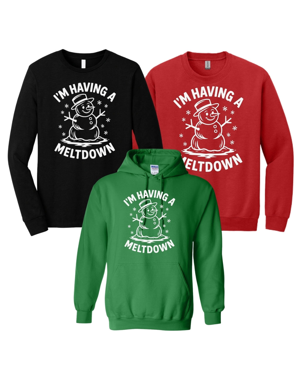 I’m Having a Meltdown – Funny Snowman Christmas Design